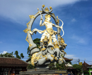 Arjuna-statue-Ubud